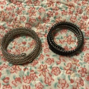 Two Wrap Bracelets